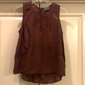 Women’s burgundy blouse